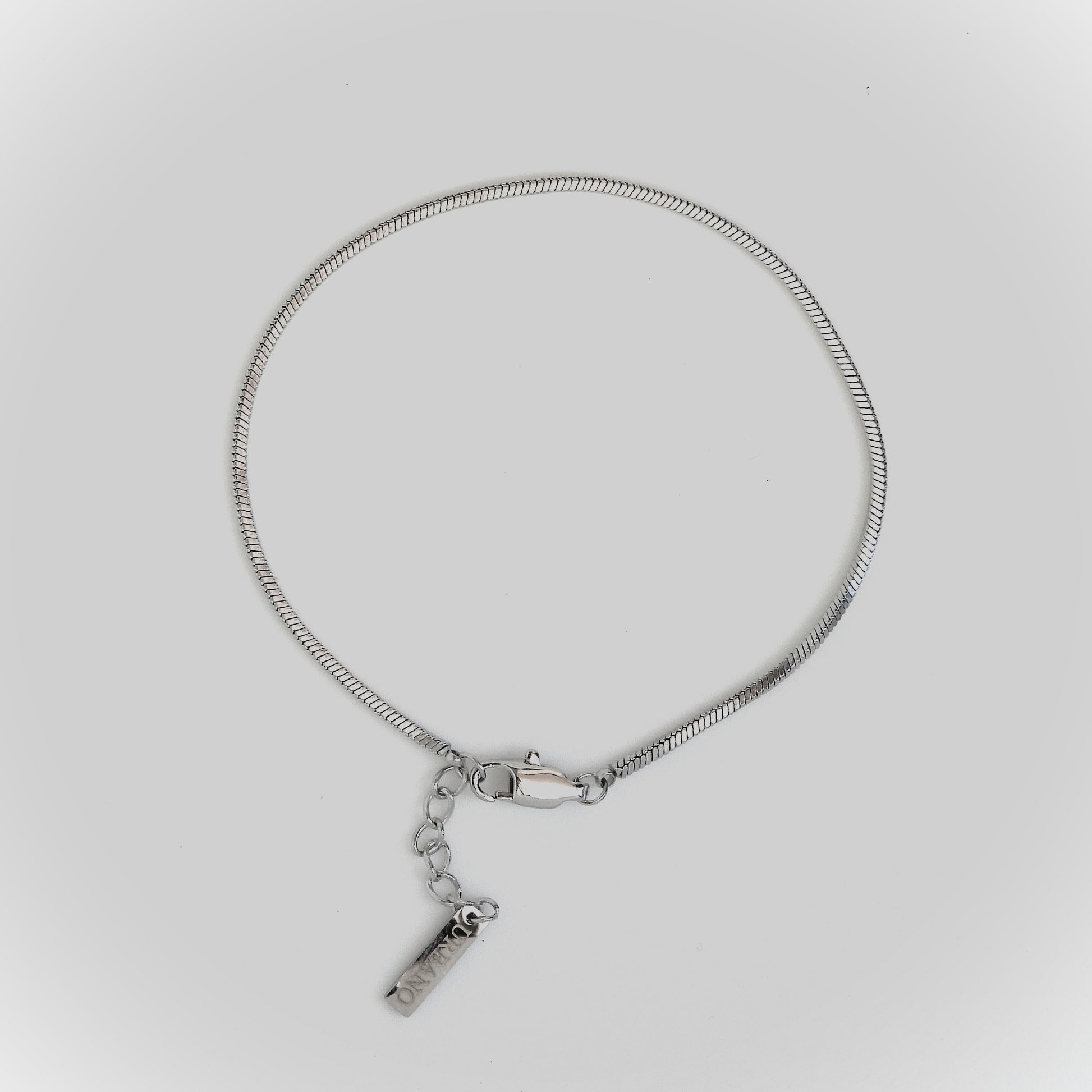 SQAURE CHAIN BRACELET - SILVER