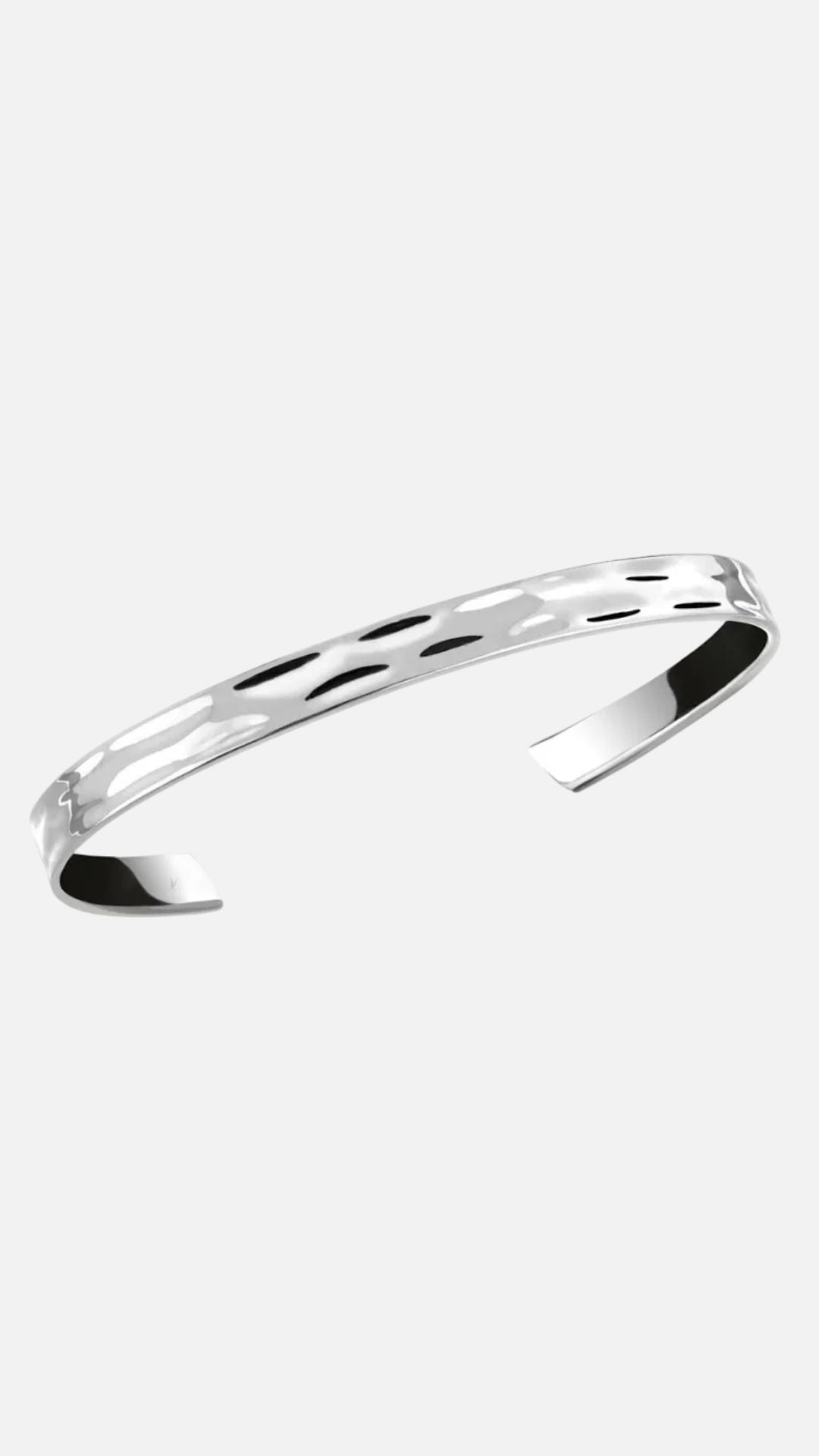 WAVE UNISIZE CUFF - SILVER