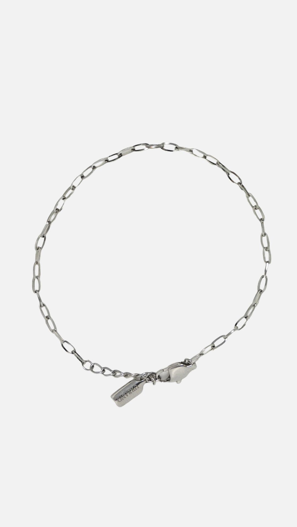 PAPERCLIP CHAIN BRACELET - SILVER