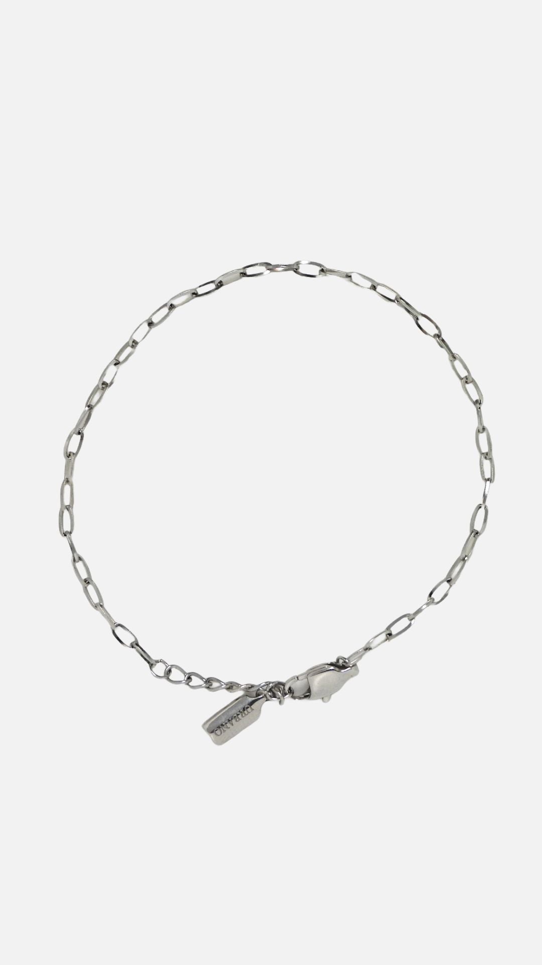 PAPERCLIP CHAIN BRACELET - SILVER