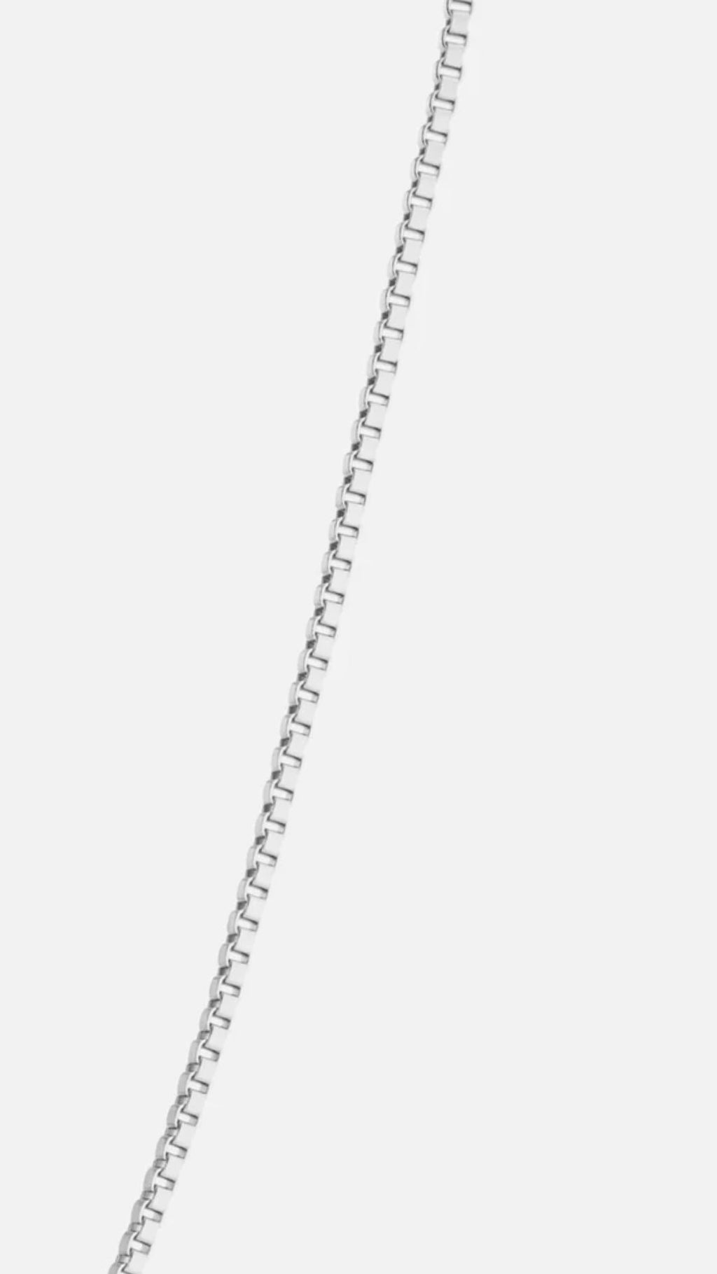 BOX CHAIN NECKLACE - SILVER
