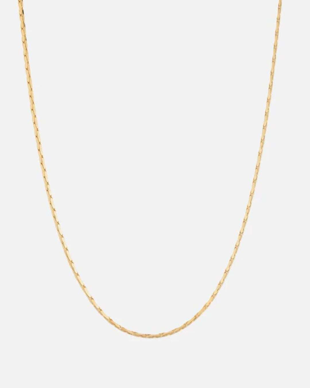WIRE CHAIN NECKLACE - GOLD