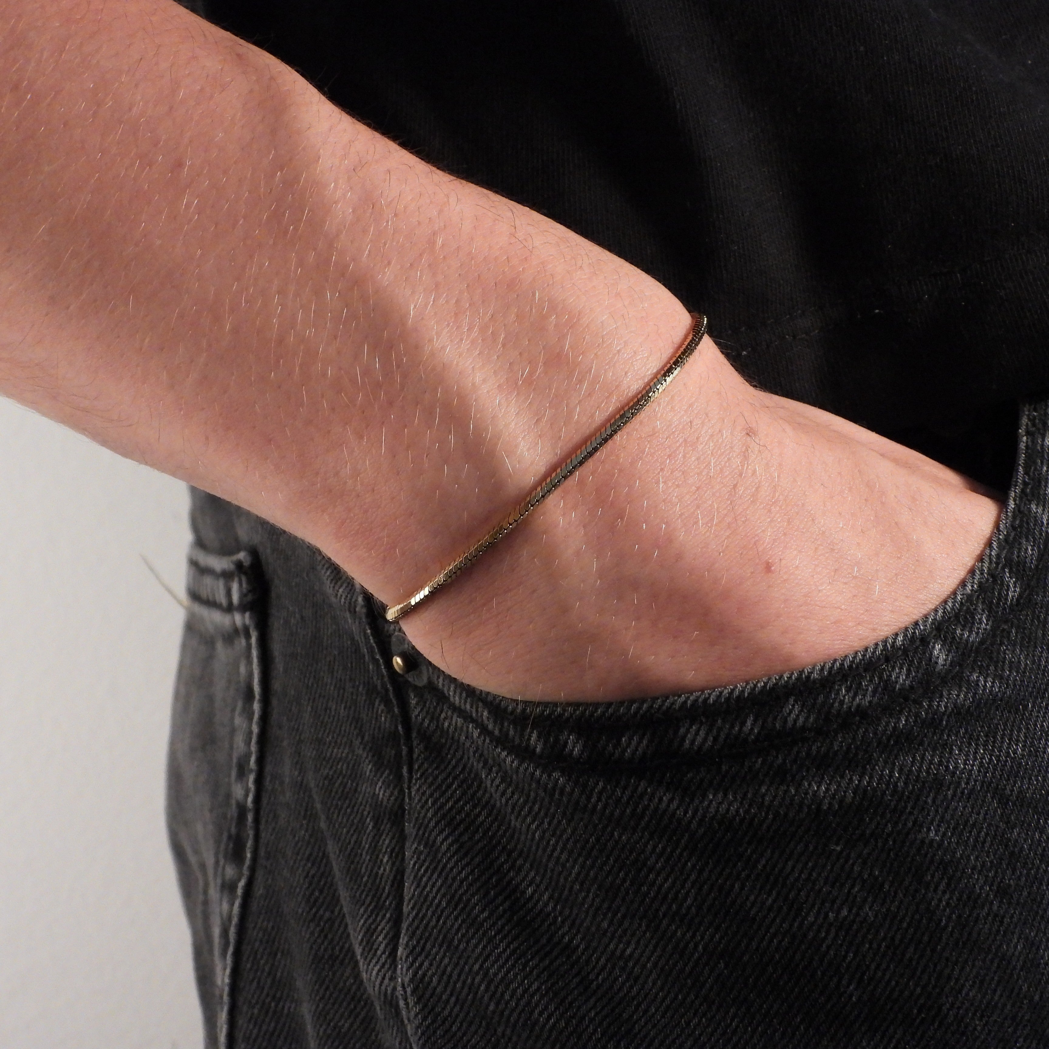 ACHTECKIGES KETTENARMBAND