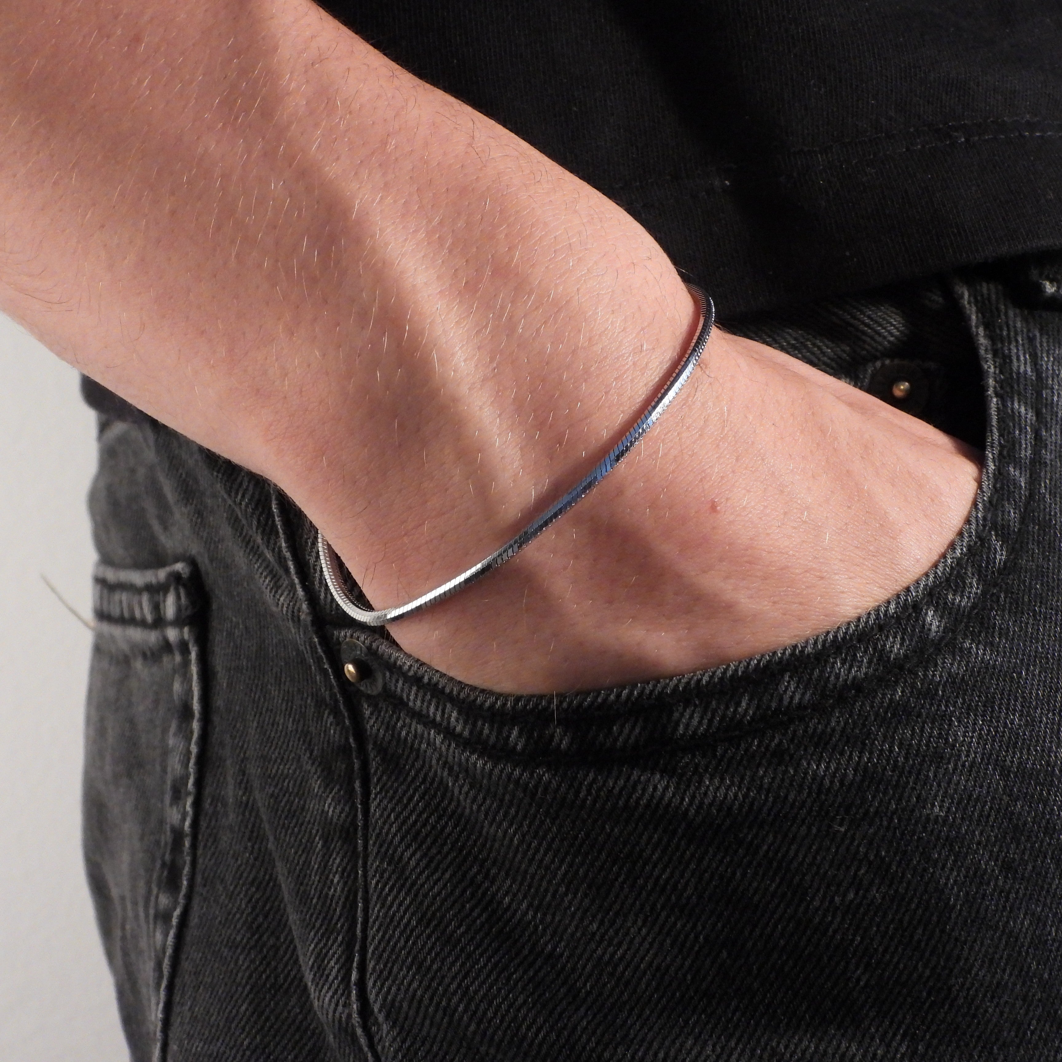 ACHTECKIGES KETTENARMBAND