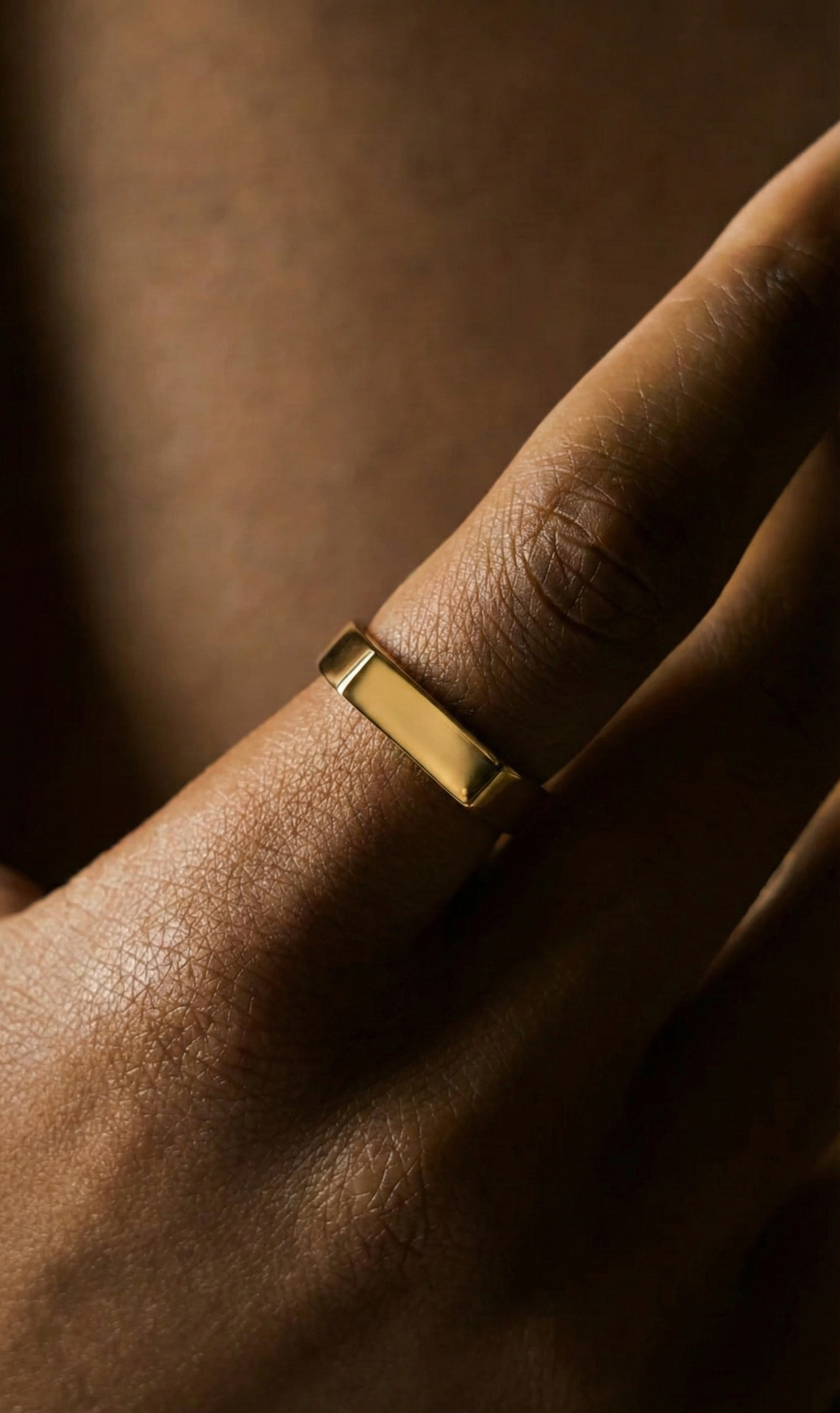 ACED UNISIZE RING - GOLD