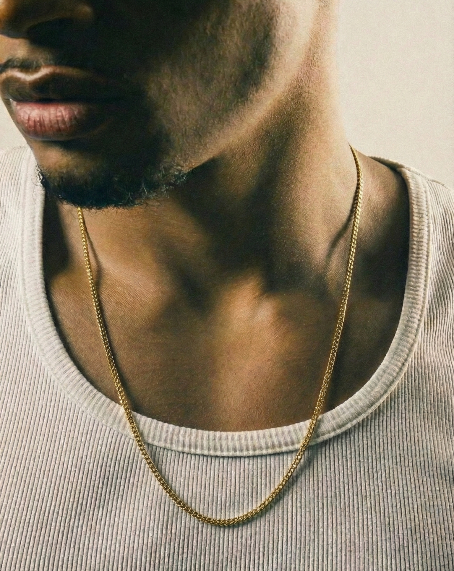 CUBAN CHAIN NECKLACE (1.5MM) - GOLD