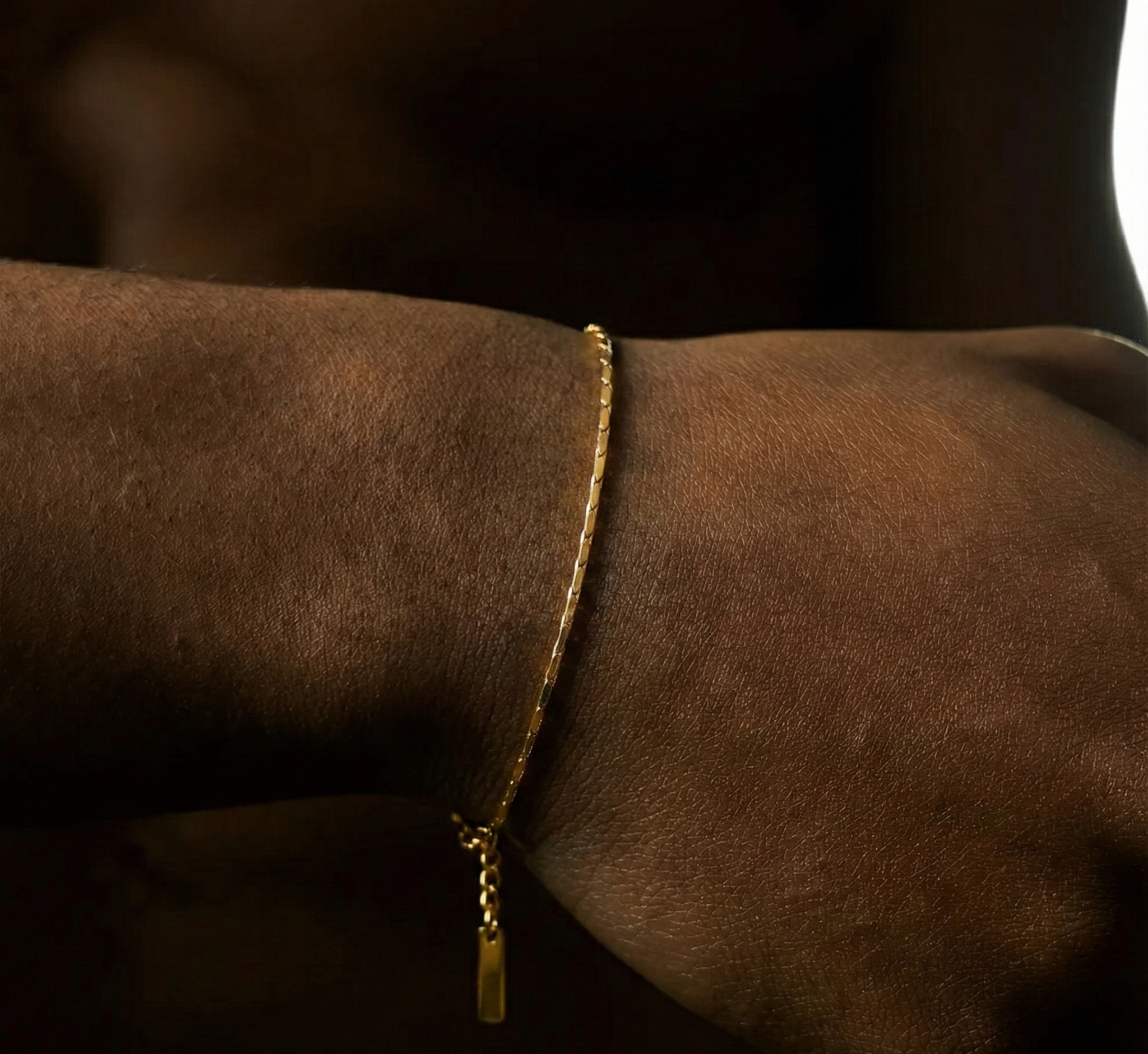 WIRE CHAIN BRACELET - GOLD