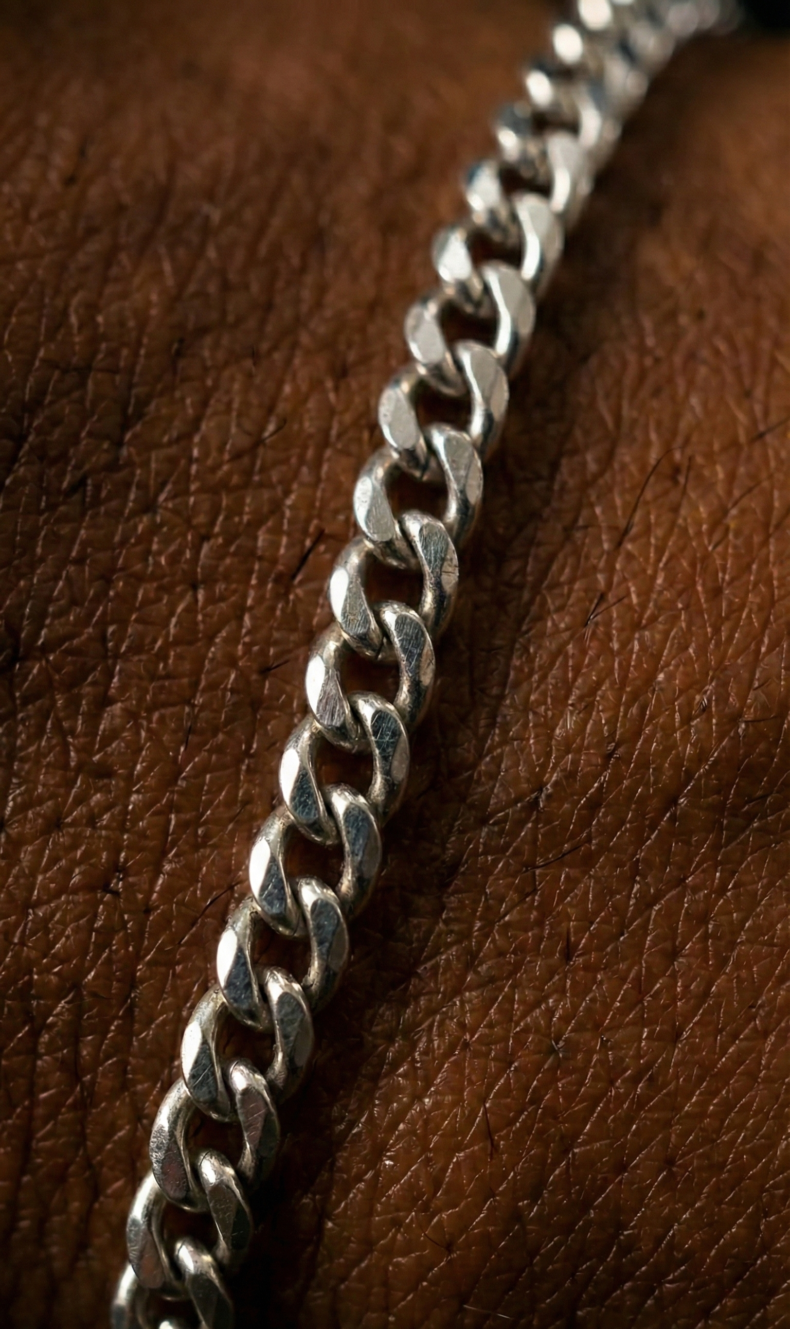 CUBAN CHAIN BRACELET (3MM) - SILVER